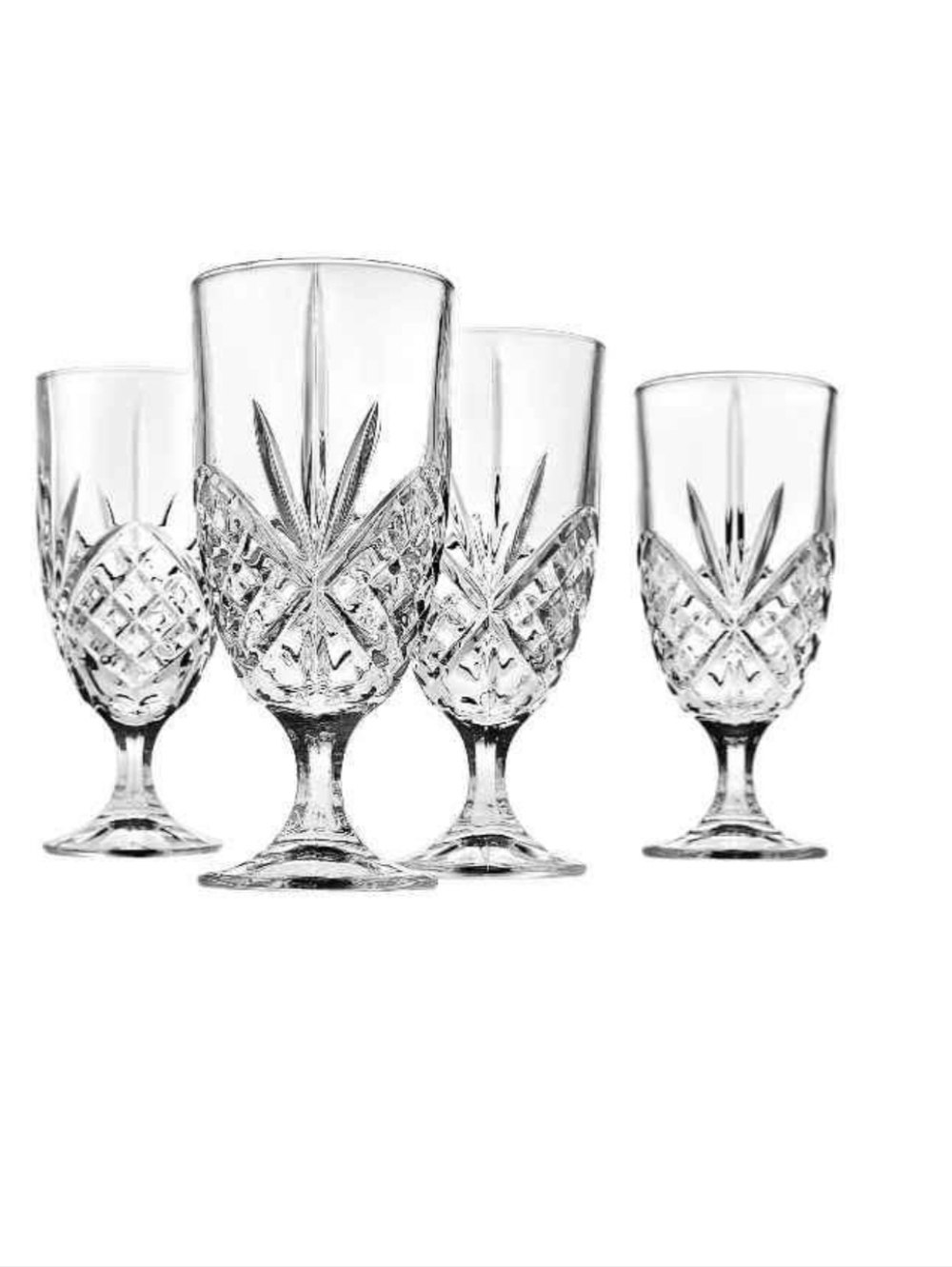 Shannon Crystal Set Of 12 Milano Iced Beverage Glasses 12 Oz New In Box